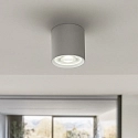 Ideal Lux surface downlight NITRO D04 ROUND round, rigid, with lens optics, on/off IP20, white matt dimmable