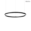 Pendelarmatuur ORACLE SLIM SP LED rond IP20, zwart 