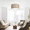 Ideal Lux Lampenkap SET UP PARALUME CILINDRO Ø 70 cm cilindrisch, blauwgrijs