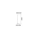 Ideal Lux floor lamp COMFORT PT LED LED IP20, white dimmable