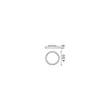 Plafondarmatuur FLY PL LED LED IP40