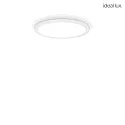Plafondarmatuur FLY SLIM PL LED LED IP40, gepoedercoat, wit