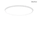 Plafondarmatuur FLY SLIM PL LED LED IP40, gepoedercoat, wit