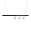 pendant luminaire PERLINE SP3 3 flames G9 IP20, black