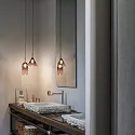 Ideal Lux Pendelarmatuur EMPIRE cilindrisch G9 IP20, rookkleuren dimbaar