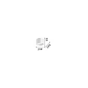 Ideal Lux ceiling luminaire SPIKE PL1 ROUND GX53 down, round, rigid GX53 IP20, copper, burnished 