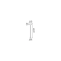 Ideal Lux battery floor lamp PURE IP54, white dimmable