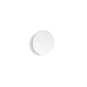 outdoor wall luminaire PUNTO AP D18 round, indirect, switchable IP54, white matt 