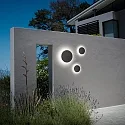 Ideal Lux Wandarmatuur voor buitenshuis PUNTO AP D24 rond, indirect, schakelbaar IP54, antraciet, mat 