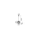 Ideal Lux Pendelarmatuur NET 2 E27 IP20, zwart dimbaar
