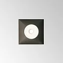 Ideal Lux Plafondinbouwarmatuur GAME TRIMLESS SQUARE hoekig, stijf, flush, UGR < 19, schakelbaar IP40/IP20, zwart 