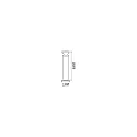 Ideal Lux Lichtpaal TORRE 60 E27 IP65, grijs dimbaar