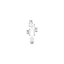Ideal Lux 3-fase spot FOX 15W MEDIUM / ON-OFF 940 instelbaar, on/off IP20, wit mat 