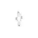Ideal Lux 3-fase spot FOX 25W BIG / ON-OFF 940 instelbaar, schakelbaar IP20, wit mat 