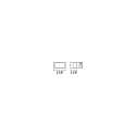 Ideal Lux Wandarmatuur voor buitenshuis REX-1 UP/DOWN E27 IP44, zwart dimbaar