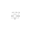Ideal Lux Inbouwbehuizing ZEUS rond, wit