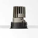recessed housing ZEUS round, black