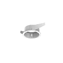 Inbouwbehuizing ZEUS rond, wit
