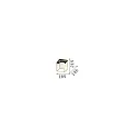 Ideal Lux Plafondarmatuur LINGOTTO PL1 1-vlams E14 IP20, zwart mat dimbaar