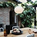Ideal Lux Pendelarmatuur COTTON 40 E27 IP20, wit dimbaar
