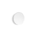 outdoor wall luminaire PUNTO AP D24 round, indirect, switchable IP54, white matt 