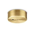canopy MAGNETICO ROUND 1-fold, round, asymmetrical, brass, burnished