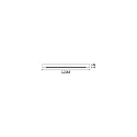 Ideal Lux Baldakijn LINEAR ALL IN hoekig, 6-voudig, met omslag, zwart mat