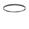 Plafondarmatuur FLY PL D90 IP40, zwart 