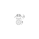 Ideal Lux Plafondinbouwarmatuur GAME TRIM ROUND 120MM rond, UGR < 19, schakelbaar IP40/IP20, zwart mat 