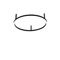 Plafondarmatuur ORACLE SLIM D050 ON-OFF IP20, zwart 