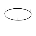 Plafondarmatuur ORACLE SLIM D090 ON-OFF IP20, zwart 