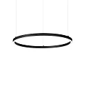 Pendelarmatuur ORACLE SLIM D070 DALI/PUSH IP20, zwart dimbaar