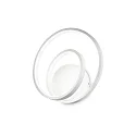 Wandarmatuur OZ AP ON-OFF rond, on/off IP20, wit mat 