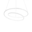 Pendelarmatuur OZ D80 ON-OFF rond, on/off IP20, wit mat 