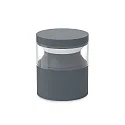 socket luminaire BOEING H015 cylindrical, switchable, with diffuser IP65, anthracite, mat 