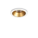 Plafondinbouwarmatuur GAME TRIM ROUND 58MM rond, stijf, UGR < 19, schakelbaar IP40/IP20, goud, wit 