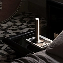 Ideal Lux Tafelarmatuur DORICA TL1 glad, met Schakelaar, met Touch-Dimmer IP20, geborsteld brons dimbaar