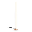floor lamp DORICA PT1 1 flame, smooth, with cord dimmer IP20, brushed copper dimmable