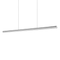 pendant luminaire DORICA SP1 D46 / L1400 down, 1 flame, long, DALI controllable, fluted IP20, white matt dimmable
