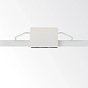 Ideal Lux Inbouwdownlight LIKA FI SLIM SQUARE 9-vlams, smal, on/off, met Randstroken, UGR < 16 IP20, wit mat 