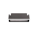 Inbouwdownlight LIKA FI WALLWASHER D15 asymmetrisch, on/off, met Randstroken IP20, wit mat 