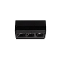 Inbouwdownlight LIKA FI TRIMLESS D10 3-vlams, flush, on/off, UGR < 16 IP20, glanzend, zwart 