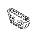 ISOLED 3-fase lengteconnector CLASSIC, glanzend, wit