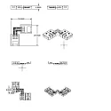 ISOLED Hoekverbinder, wit