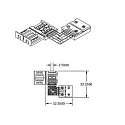 ISOLED Hoekverbinder, wit