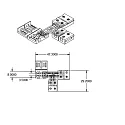 ISOLED Verbinder, wit