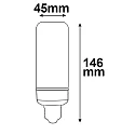 ISOLED LED Reftrofit Corn, IP40, E27, 11W 2700K 1100lm 360°, not dimmable, frosted