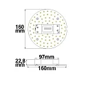 ISOLED LED lamp, wit