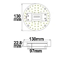 ISOLED LED lamp, wit