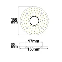 ISOLED LED lamp, wit